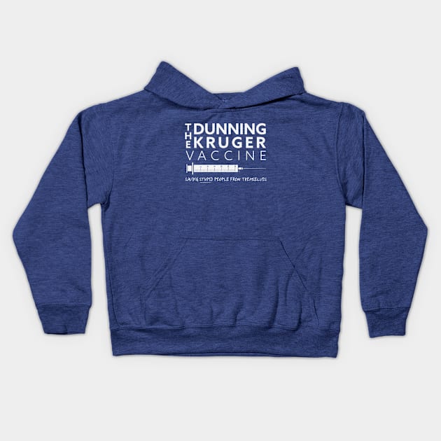 The Dunning-Kruger Vaccine Kids Hoodie by CuriousCurios